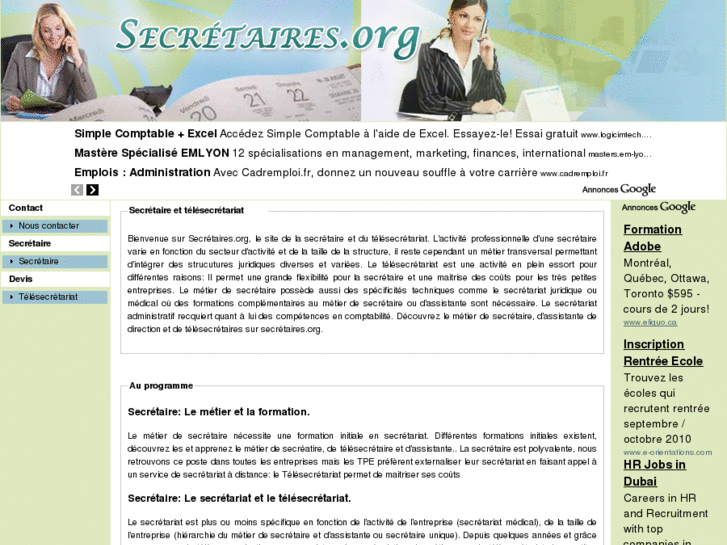 www.secretaires.org