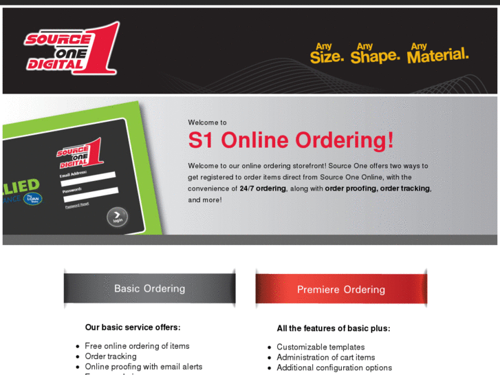 www.sourceoneordering.com