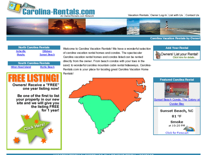 www.carolina-rentals.com