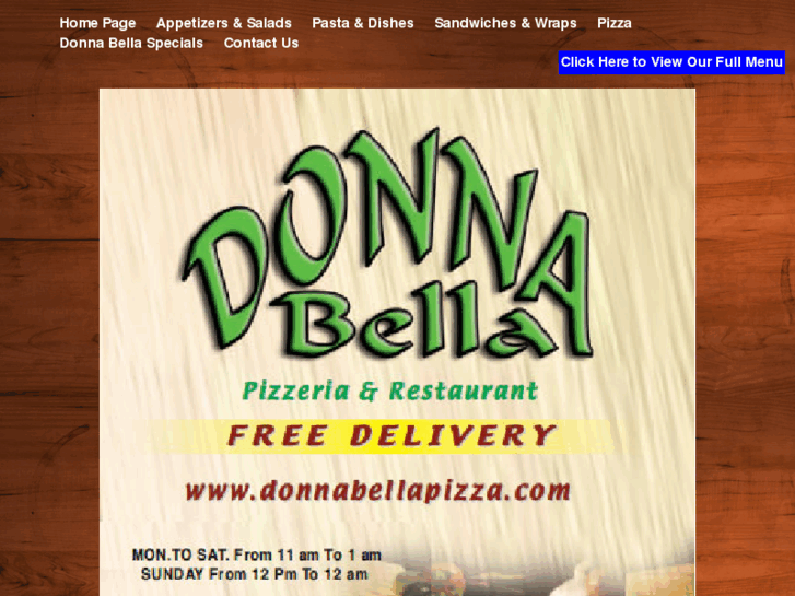 www.donnabellapizza.com