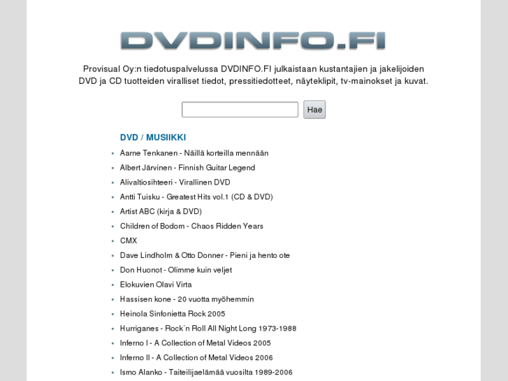 www.dvdinfo.fi