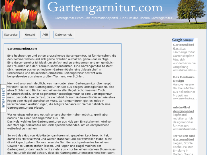 www.gartengarnitur.com