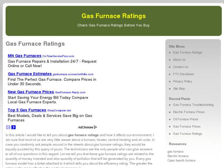 www.gasfurnaceratings.org