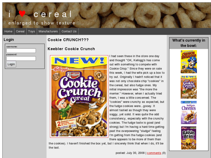 www.iluvcereal.com