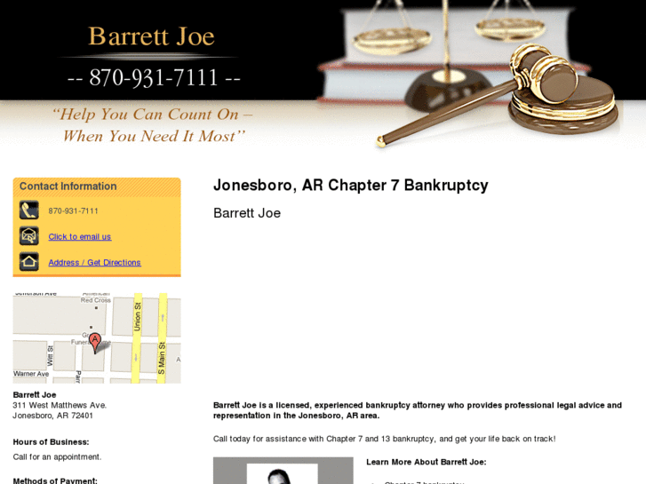 www.joebarrettlaw.com