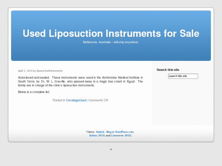 www.liposuctioninstruments.com