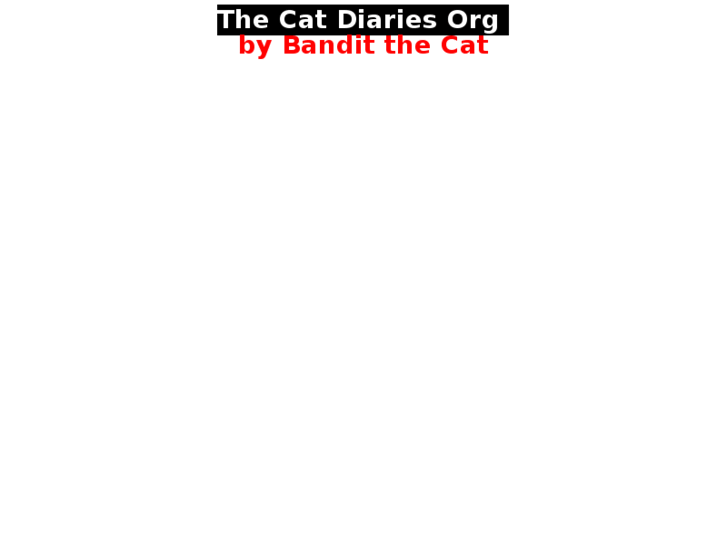 www.thecatdiaries.org