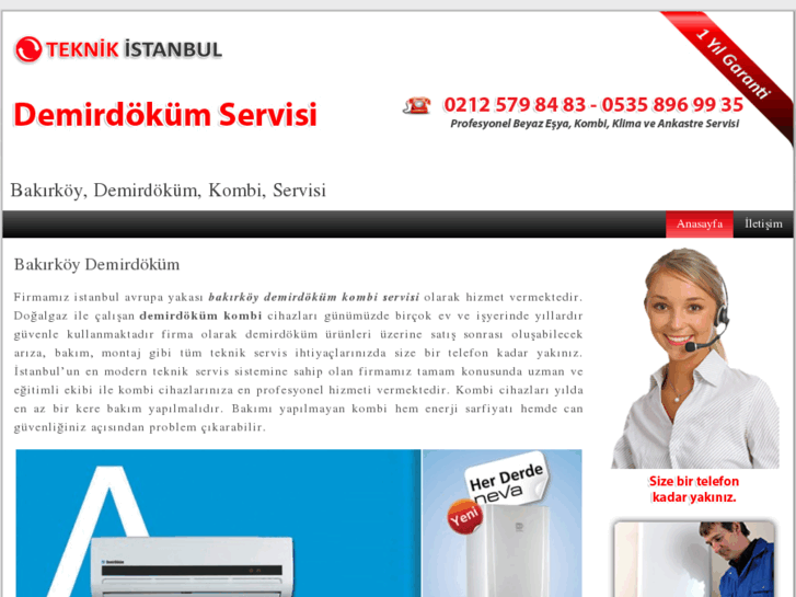 www.bakirkoydemirdokumkombiservisi.com