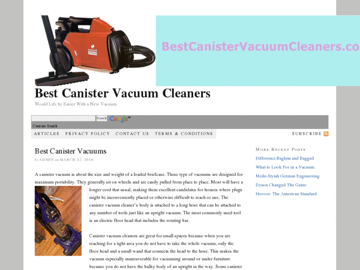 www.bestcanistervacuumcleaners.com