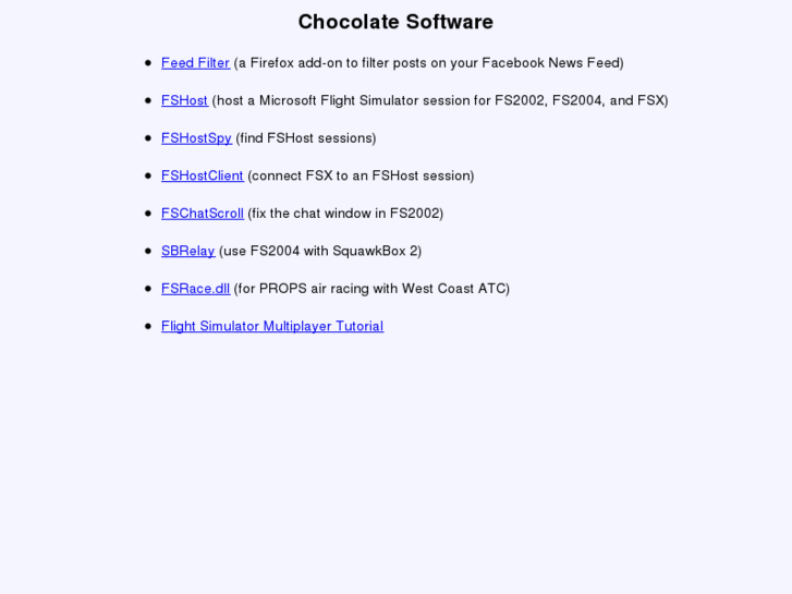 www.chocolatesoftware.com
