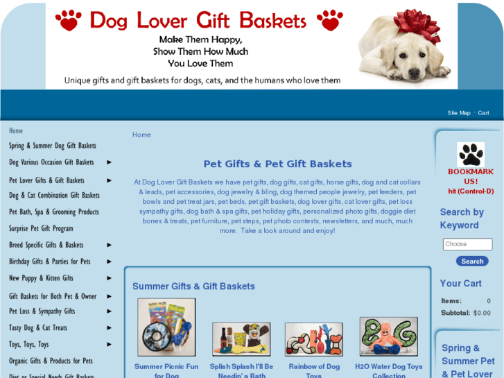 www.doglovergiftbaskets.biz