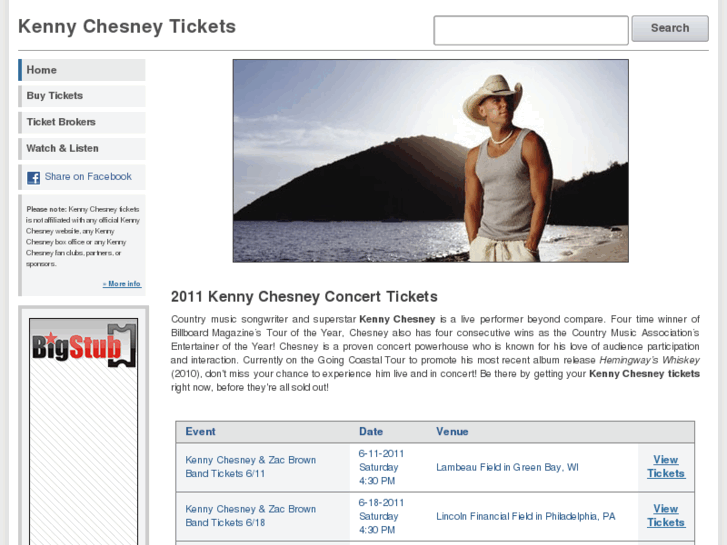 www.kennychesneytickets.biz