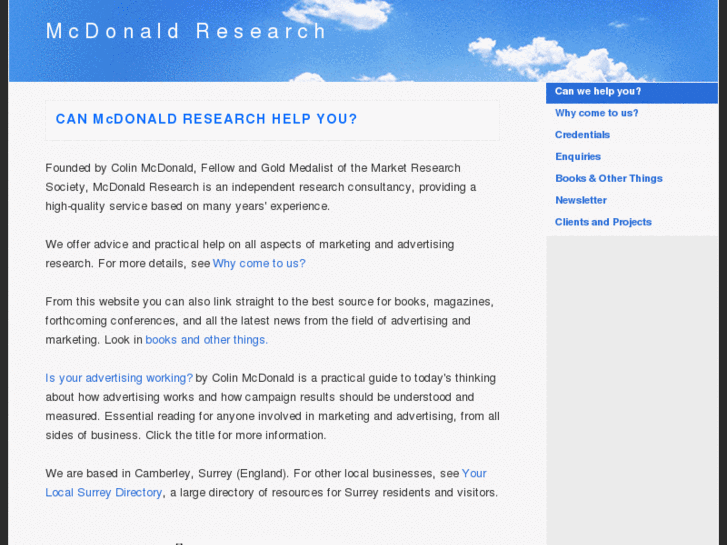 www.mcdonald-research.com