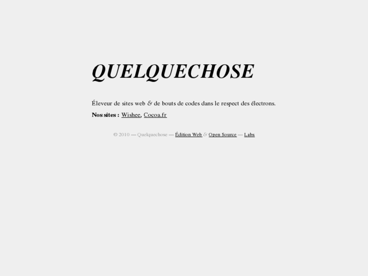 www.quelquechose.fr