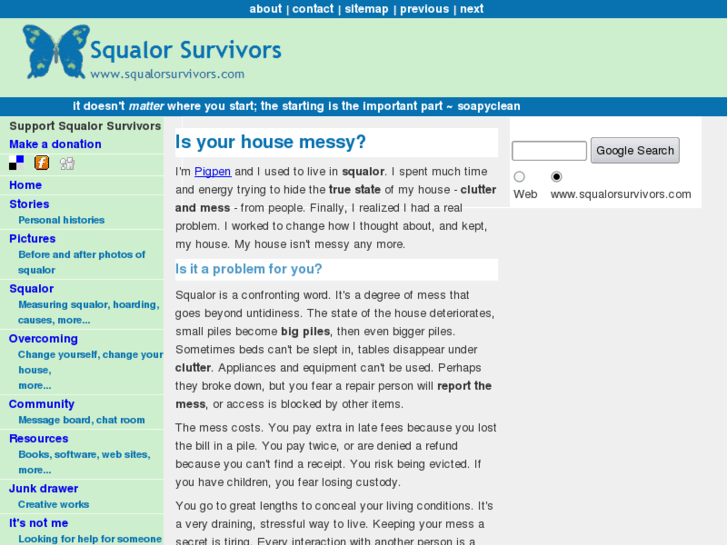 www.squalorsurvivors.com
