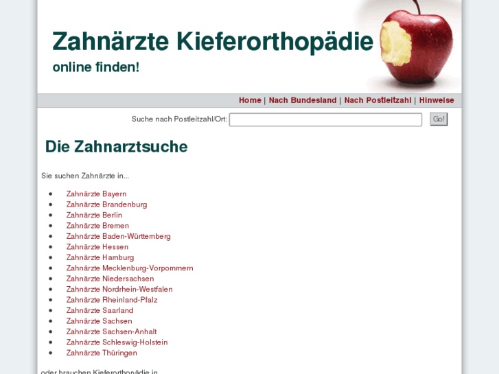 www.zahnaerzte-kieferorthopaedie.de