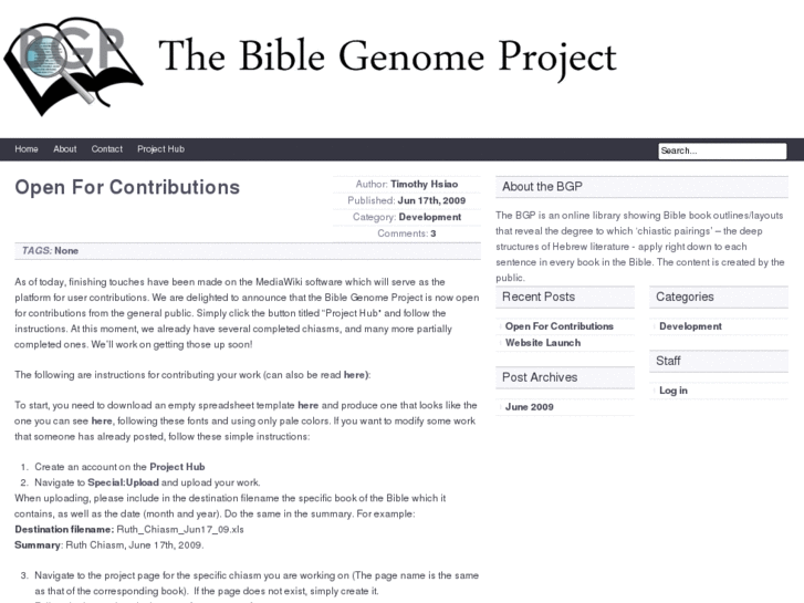 www.biblegenomeproject.com