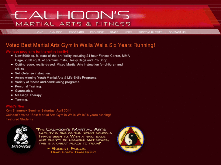 www.calhoonsmartialarts.com