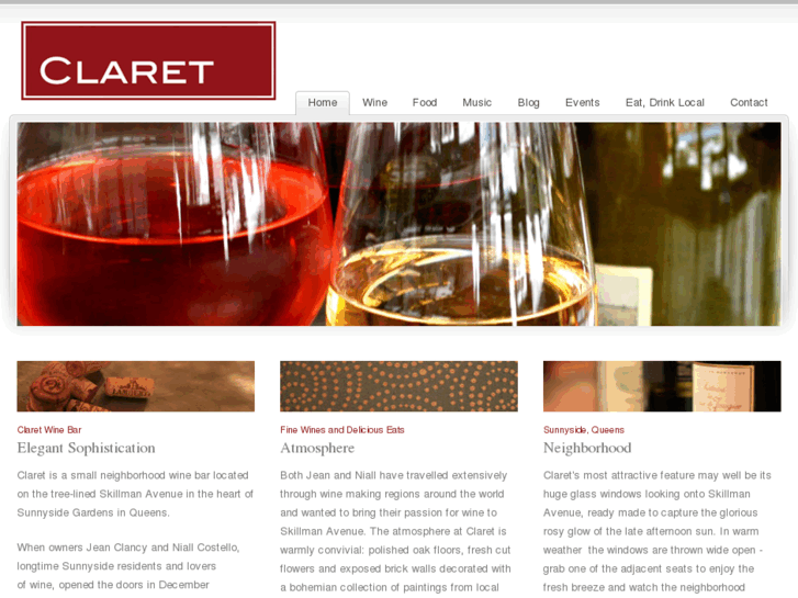 www.claretwinebar.com