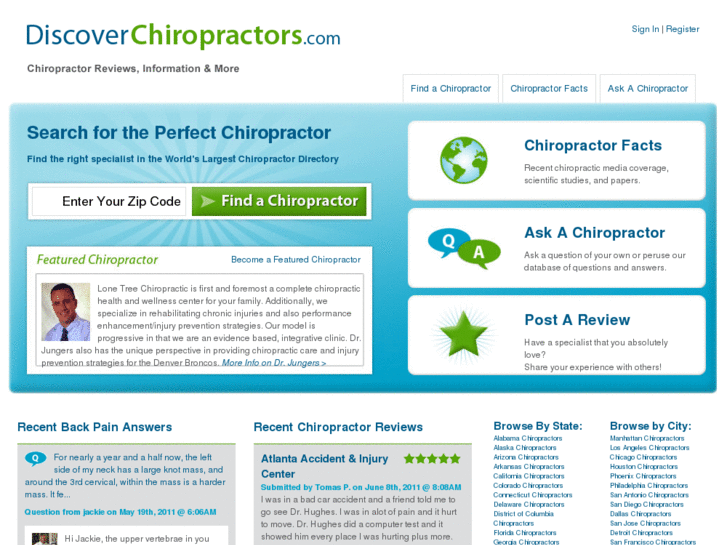 www.discoverchiropractor.com