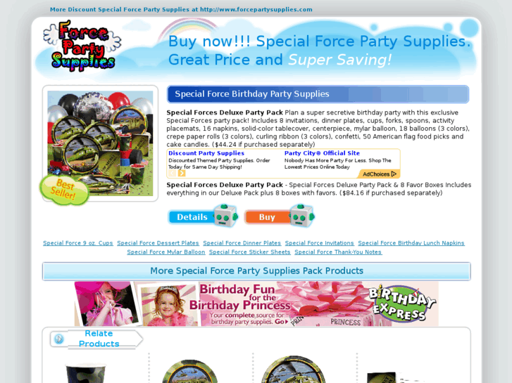 www.forcepartysupplies.com