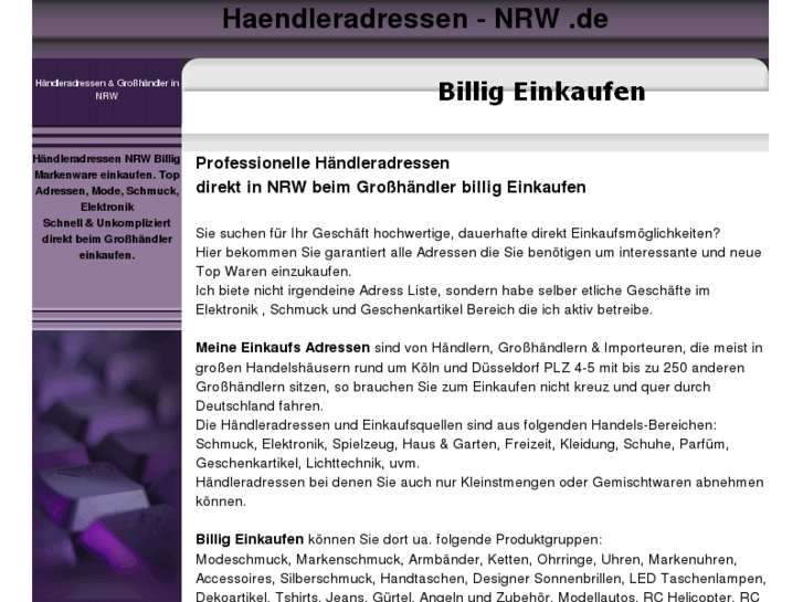 www.haendleradressen-nrw.de