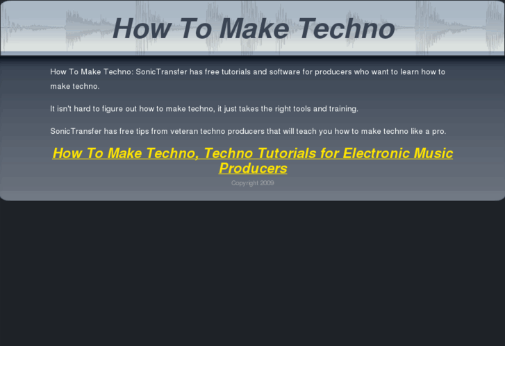 www.howtomaketechno.com