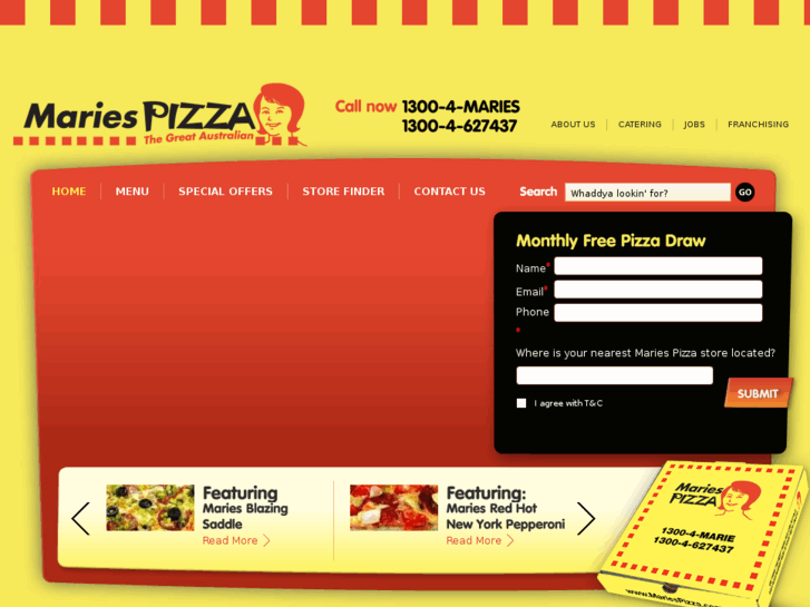 www.mariespizza.com