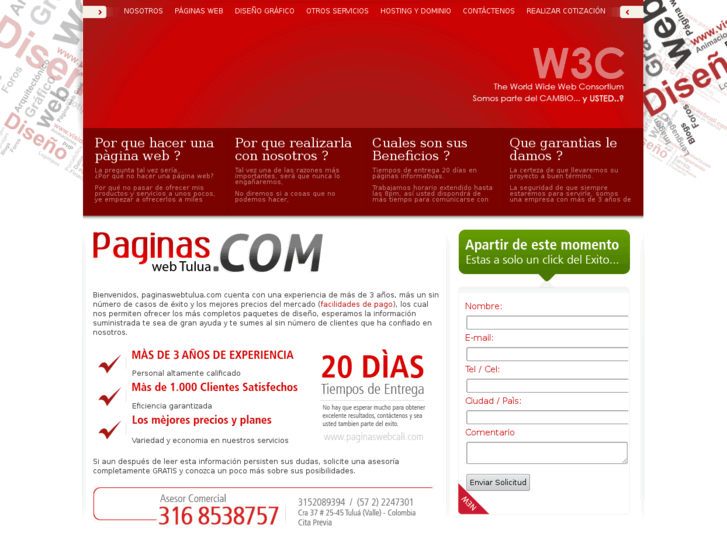 www.paginaswebtulua.com