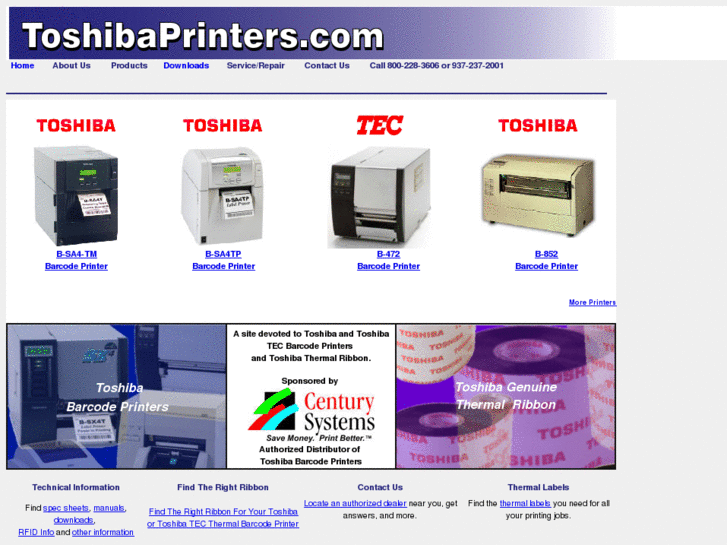 www.toshibabarcodeprinters.biz