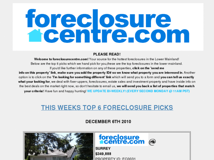 www.foreclosurecentre.com