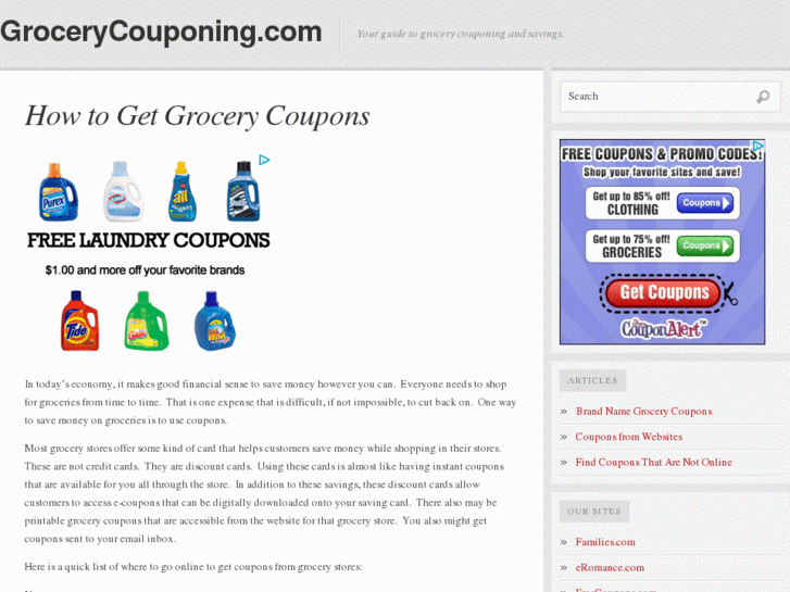 www.grocerycouponing.com