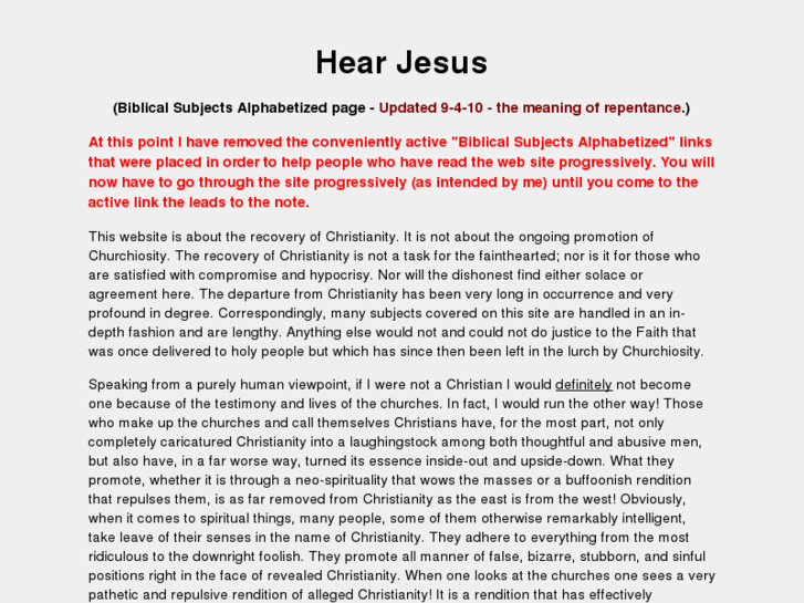 www.hearjesus.net