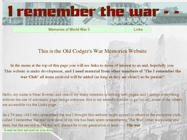 www.irememberthewar.com