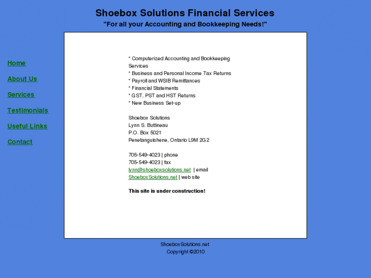 www.shoeboxsolutions.net