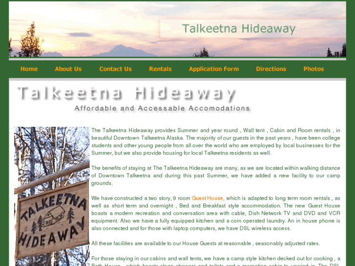 www.talkeetnahideaway.com