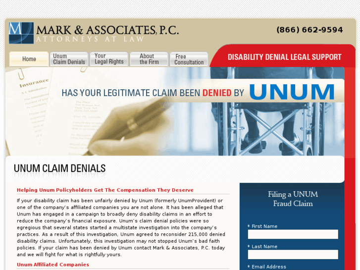 www.unumclaimdenial.com