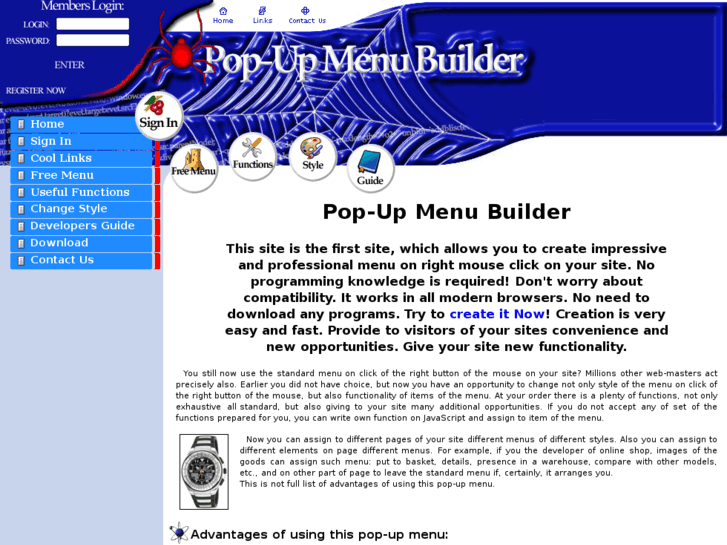 www.1-st-pop-up-menu-builder.com