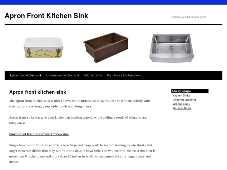 www.apronfrontkitchensink.com