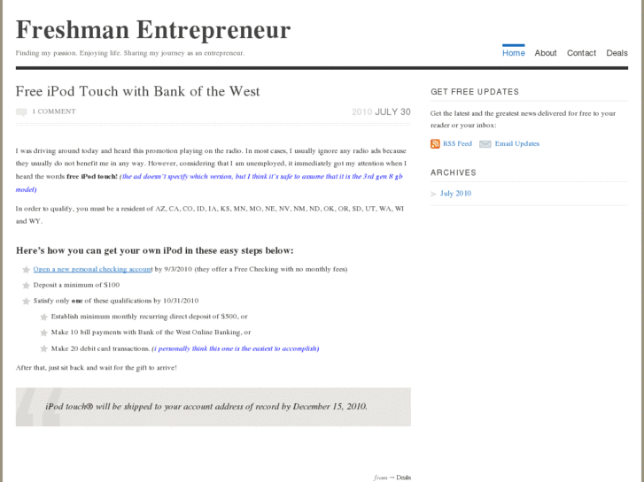 www.freshmanentrepreneur.com