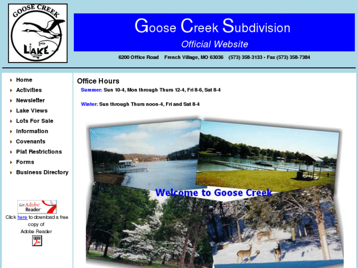 www.goosecreeklakesubdivision.com