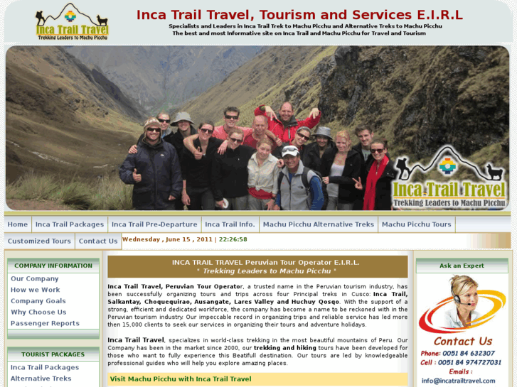 www.incatrailtravel.com