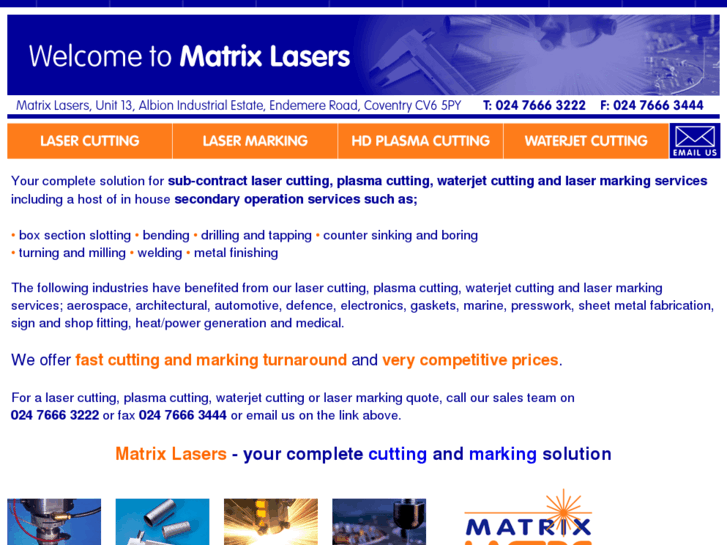 www.matrixlasers.com