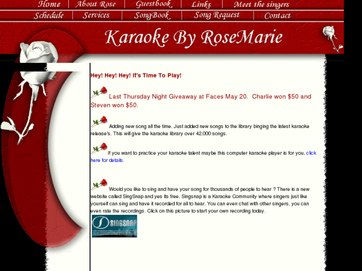 www.rosemariekaraoke.com