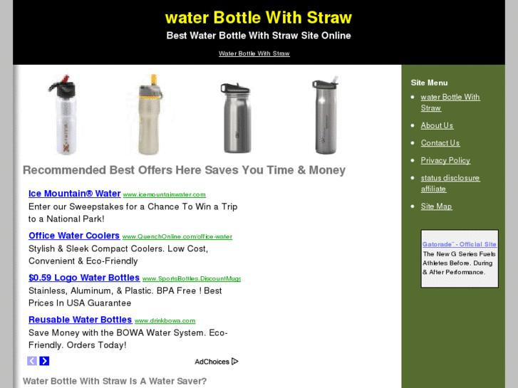 www.waterbottlewithstraw.com