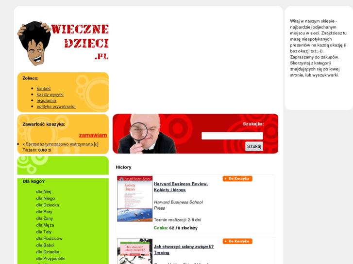 www.wiecznedzieci.pl