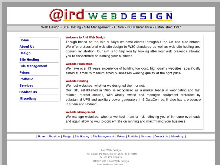 www.airdwebdesign.co.uk