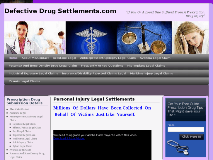 www.defectivedrugsettlements.com