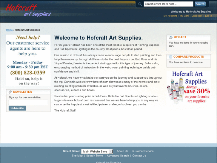 www.hofcraft-art-supplies.com