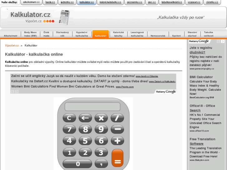 www.kalkulator.cz